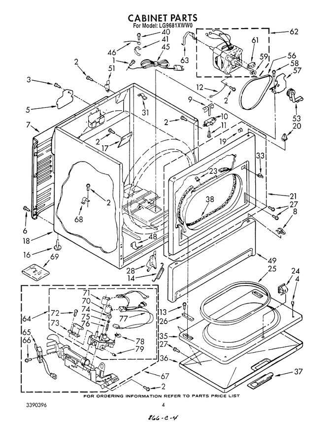 Diagram for LG9681XWN0
