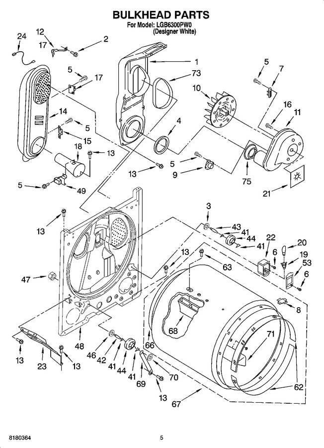 Diagram for LGB6300PW0