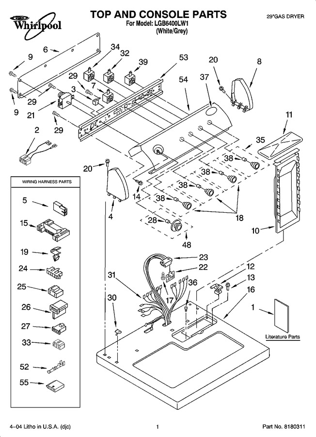 Diagram for LGB6400LW1
