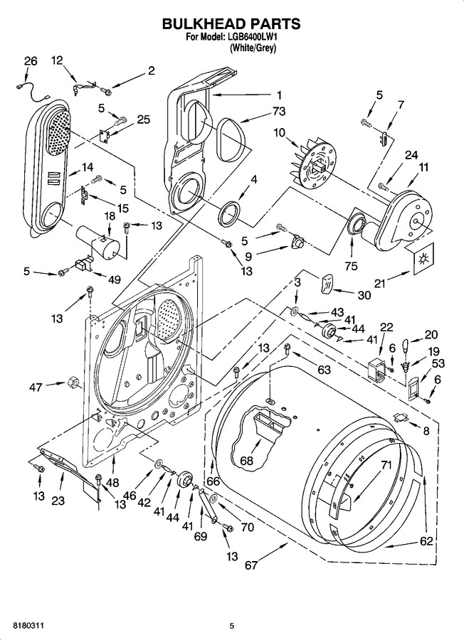 Diagram for LGB6400LW1