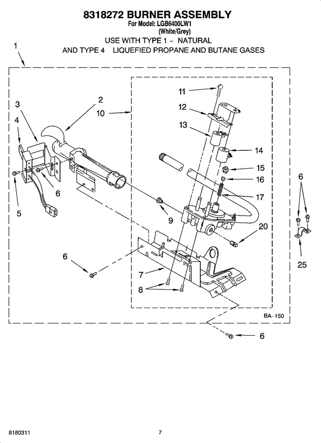 Diagram for LGB6400LW1
