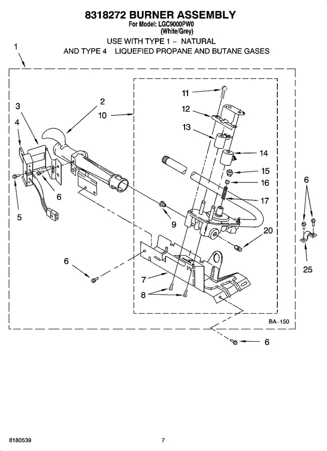 Diagram for LGC9000PW0