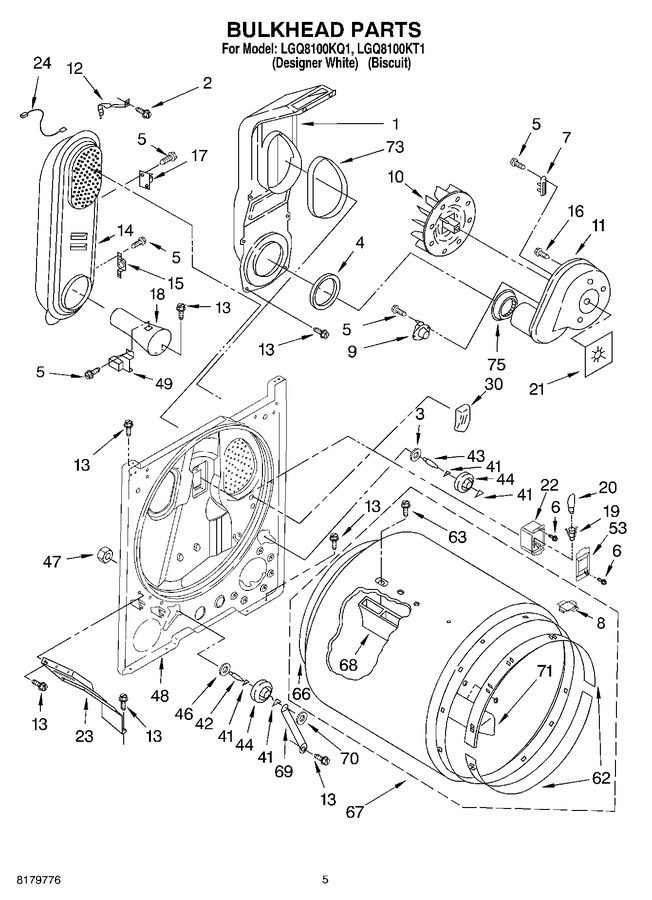 Diagram for LGQ8100KT1