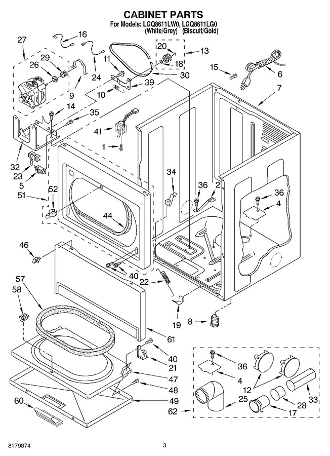 Diagram for LGQ8611LW0