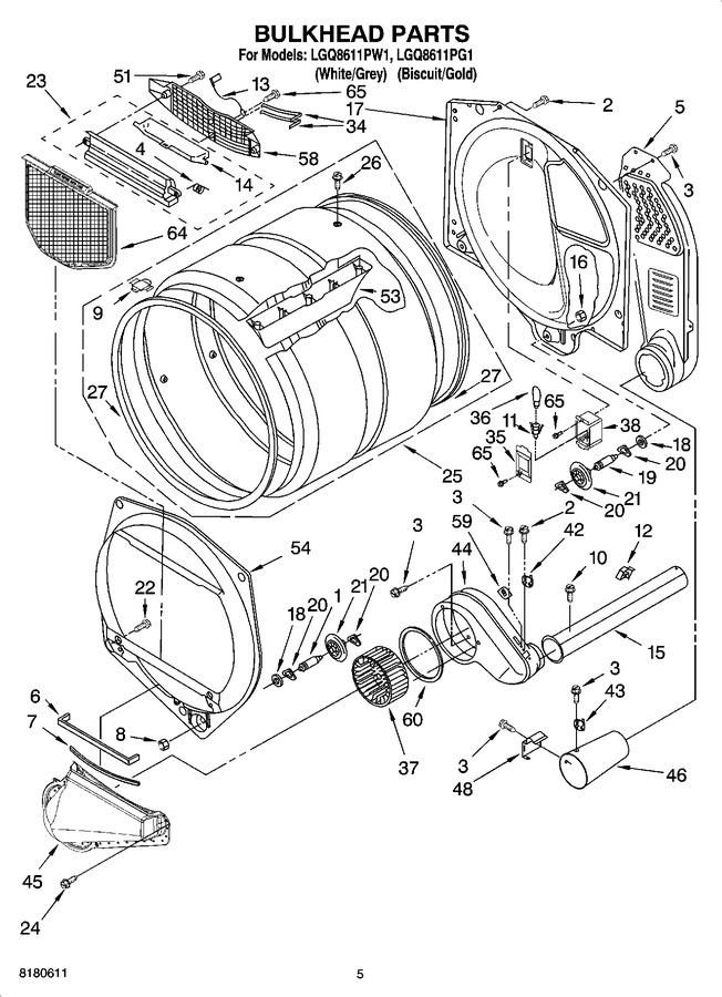 Diagram for LGQ8611PW1