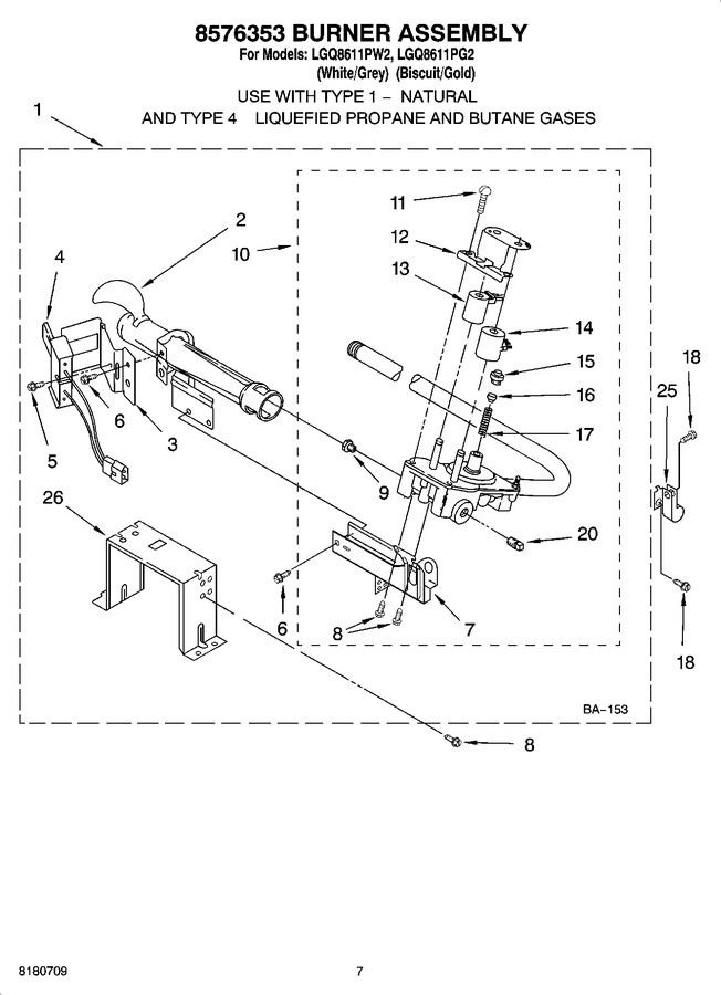 Diagram for LGQ8611PG2
