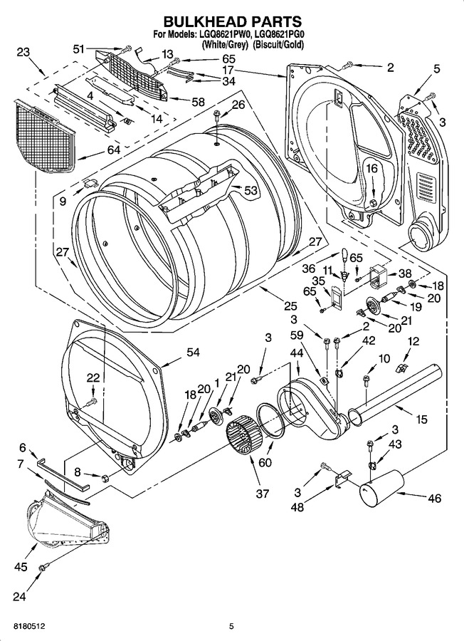 Diagram for LGQ8621PW0