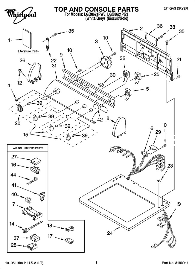 Diagram for LGQ8621PW3