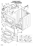 Diagram for 02 - Cabinet Parts