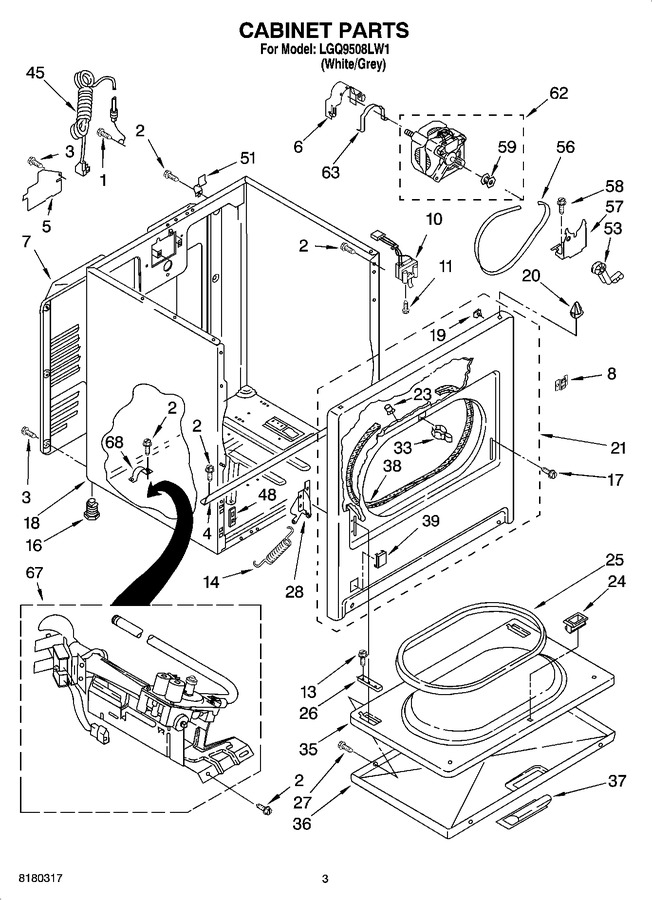 Diagram for LGQ9508LW1