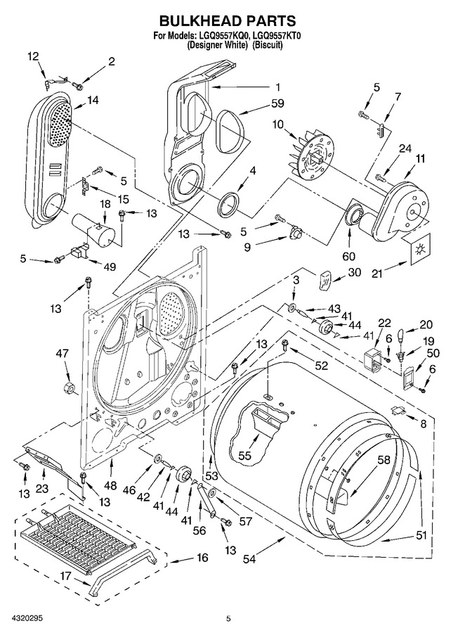 Diagram for LGQ9557KT0