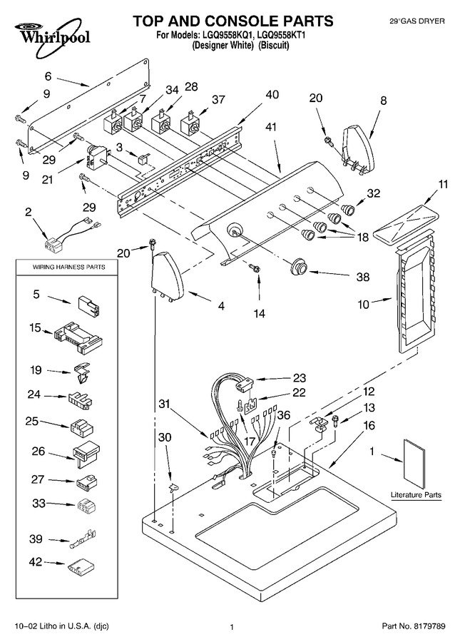 Diagram for LGQ9558KT1