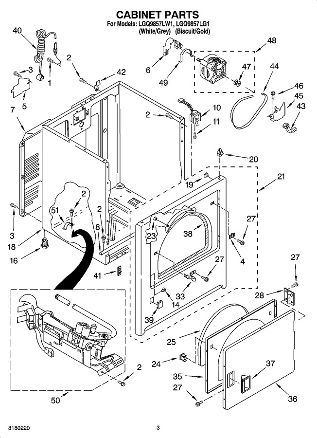 Diagram for LGQ9857LG1