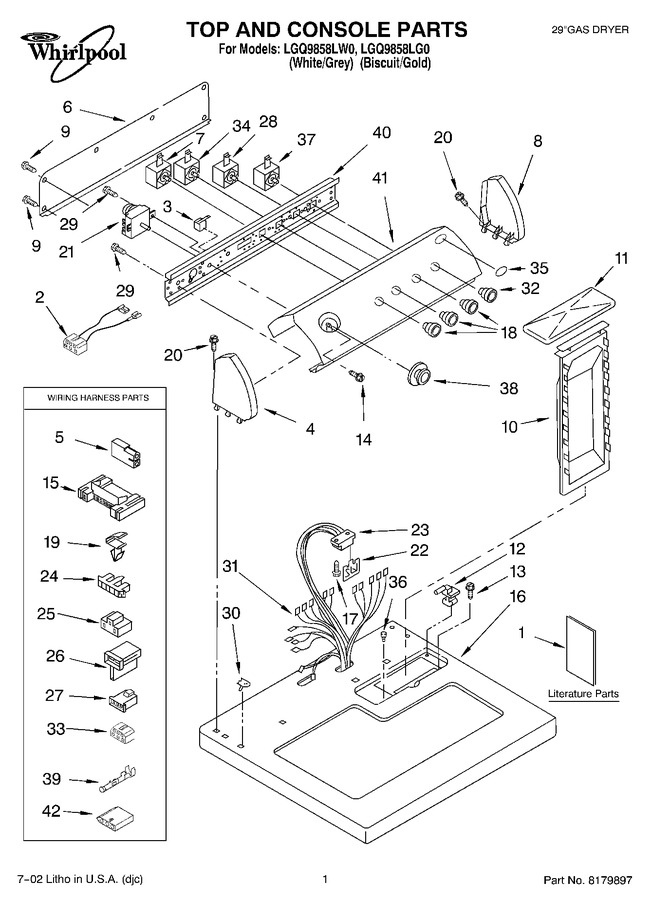 Diagram for LGQ9858LW0