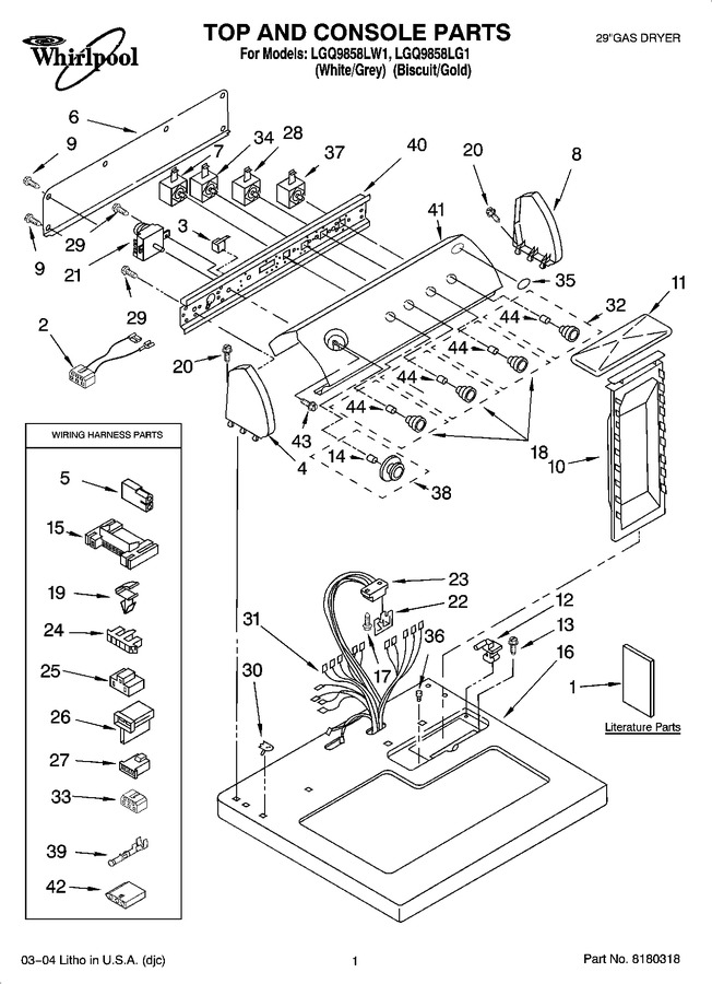 Diagram for LGQ9858LG1