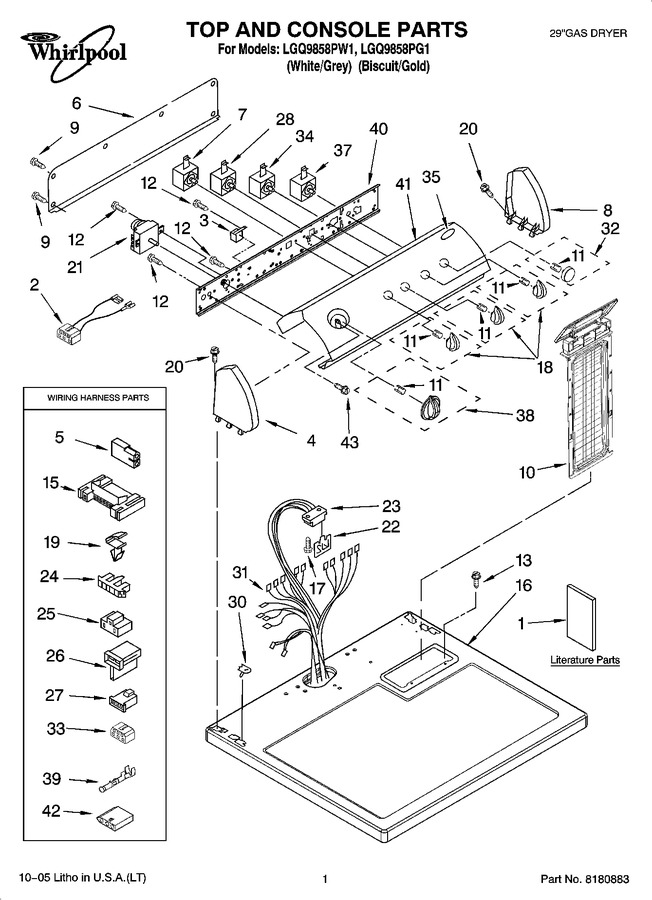 Diagram for LGQ9858PG1