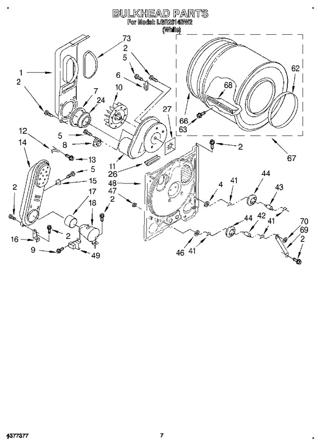 Diagram for LGR2614BW2