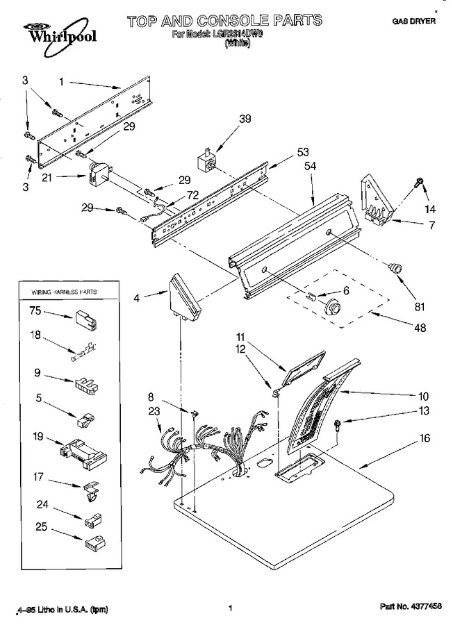 Diagram for LGR2614DW0