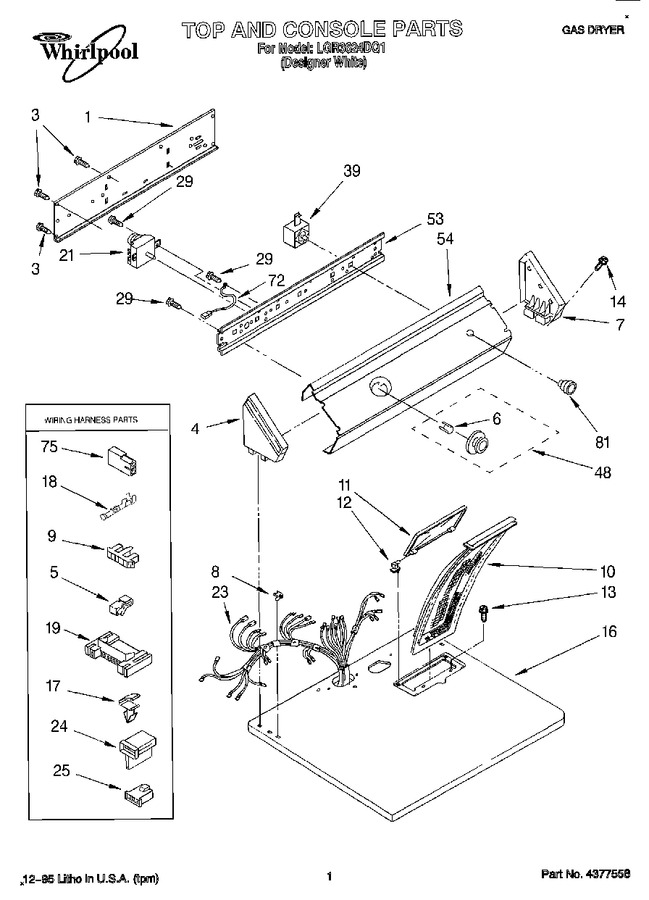Diagram for LGR3624DQ1