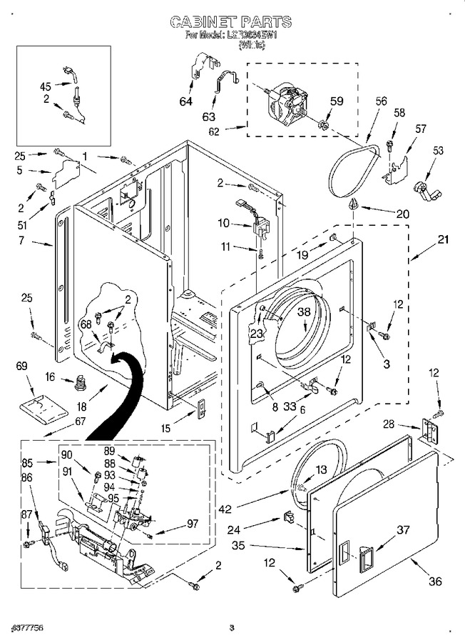 Diagram for LGR3634EW1