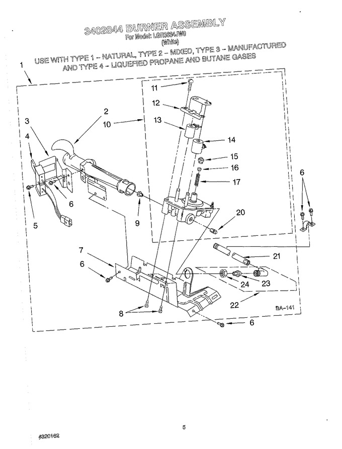 Diagram for LGR3634JW0