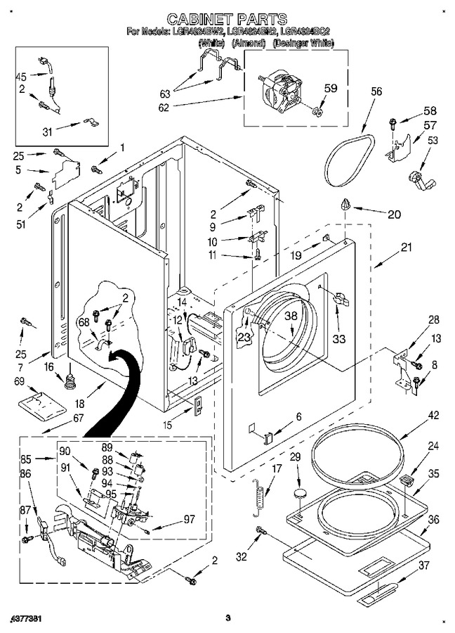 Diagram for LGR4624BW2