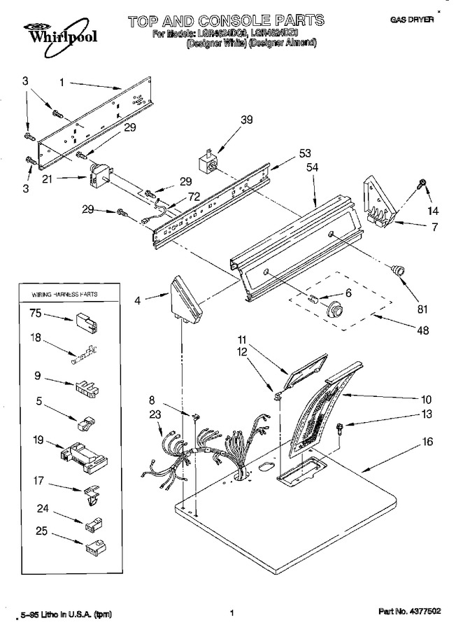 Diagram for LGR4624DQ0