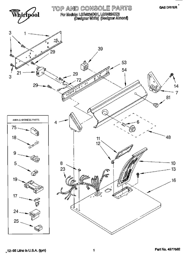 Diagram for LGR4624DZ1