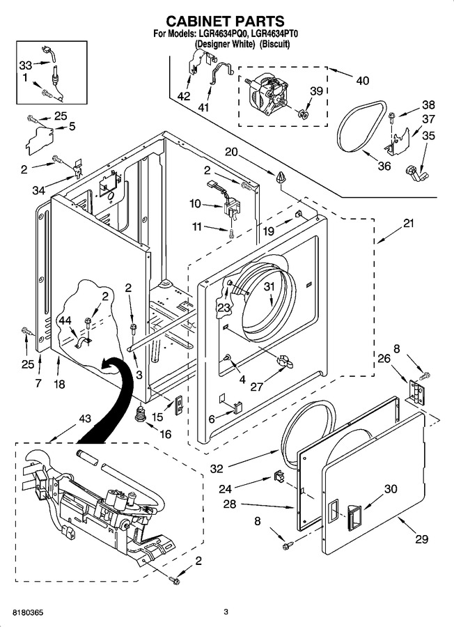 Diagram for LGR4634PT0