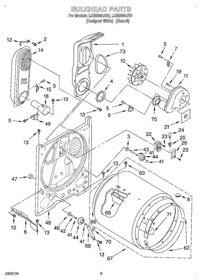 Diagram for LGR5600JT0