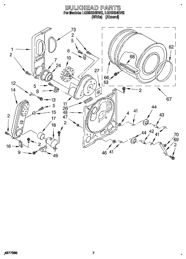 Diagram for LGR5624BW2