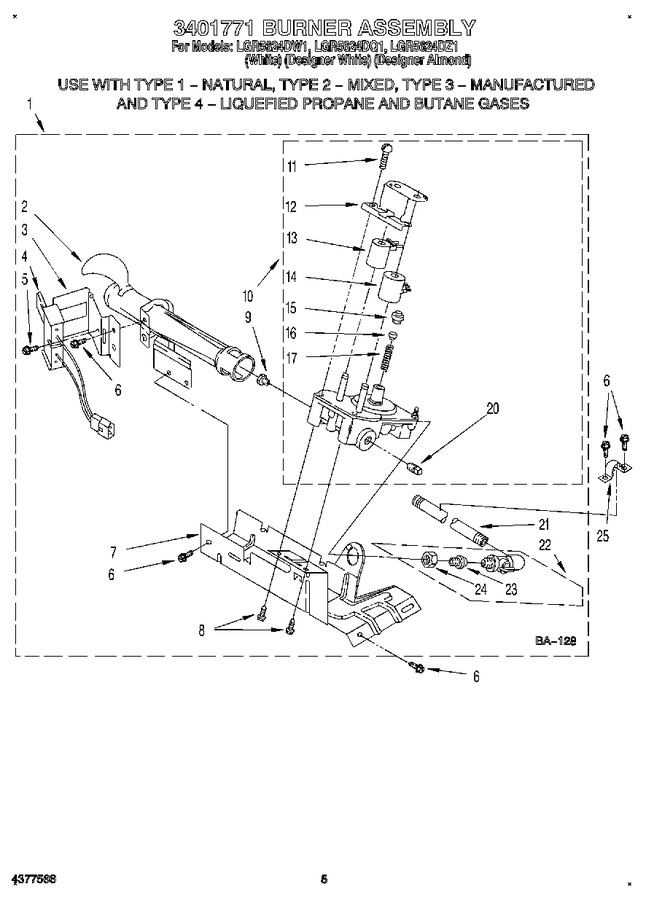 Diagram for LGR5624DW1