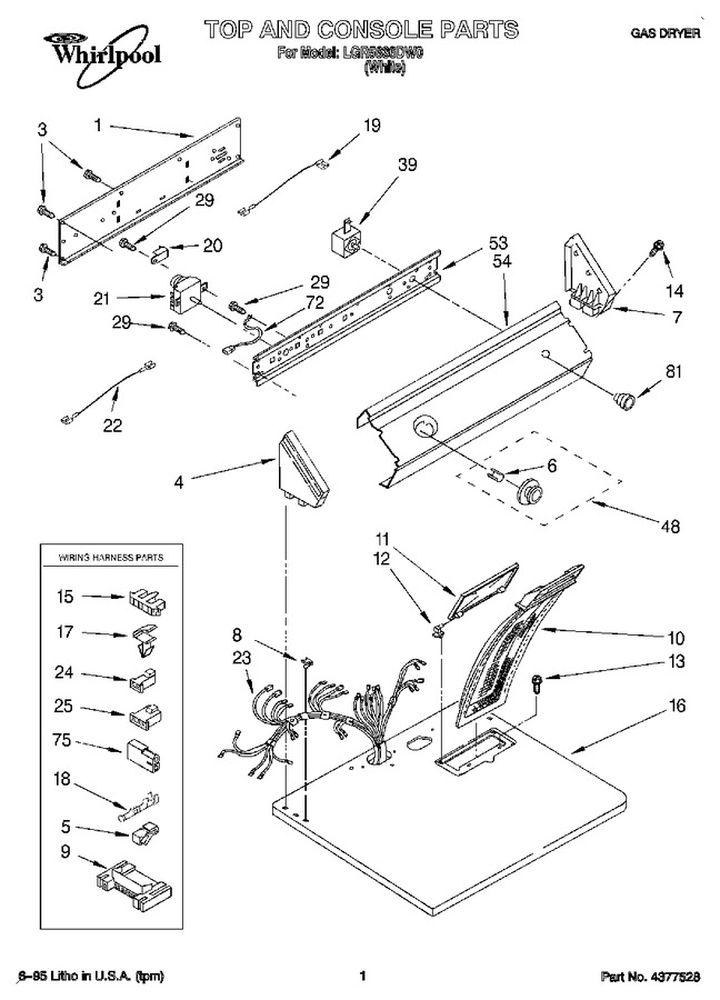 Diagram for LGR5636DW0