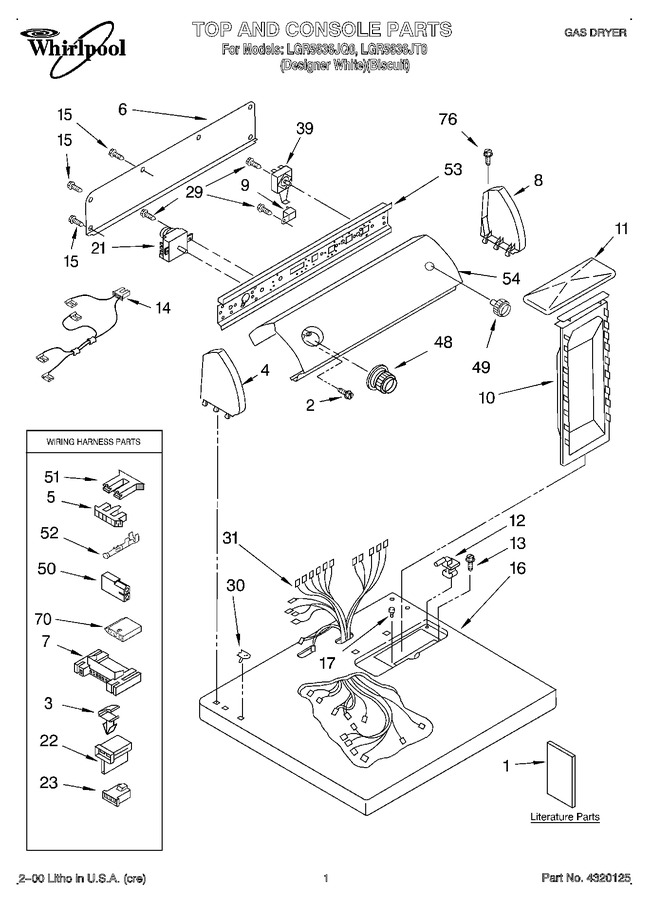 Diagram for LGR5636JT0