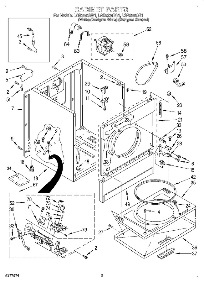Diagram for LGR6634DW1