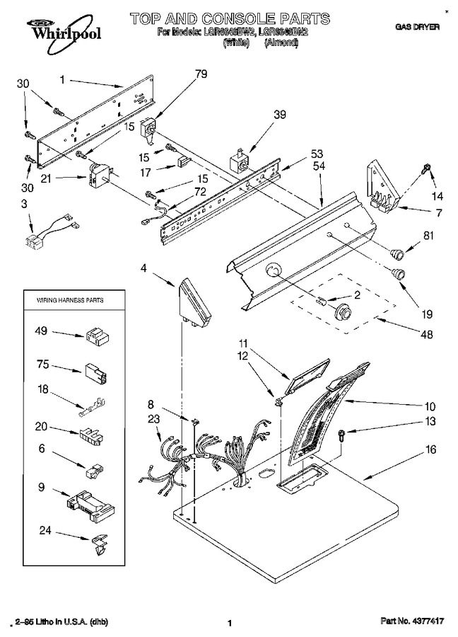 Diagram for LGR6646BW2