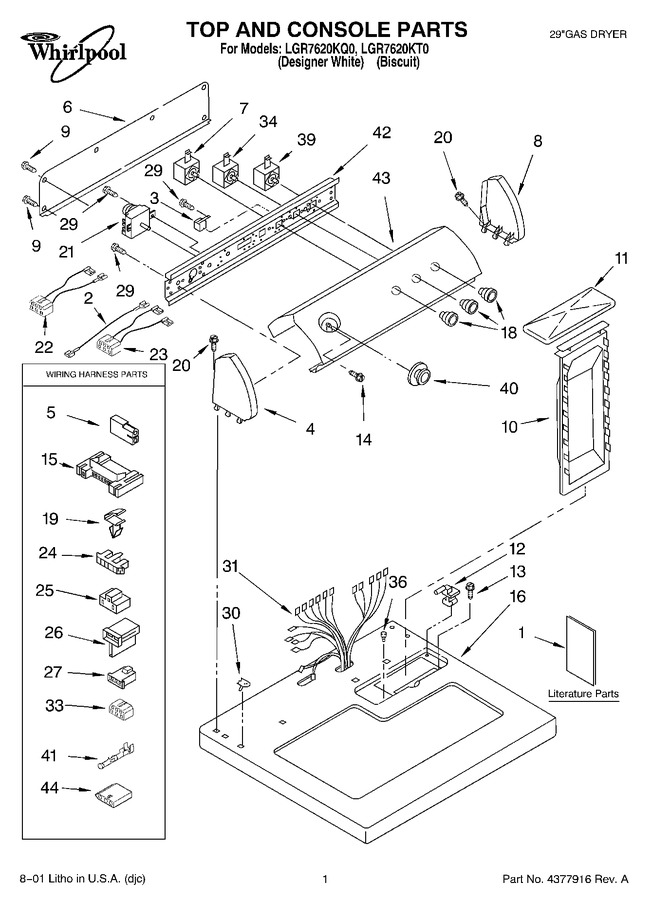 Diagram for LGR7620KT0