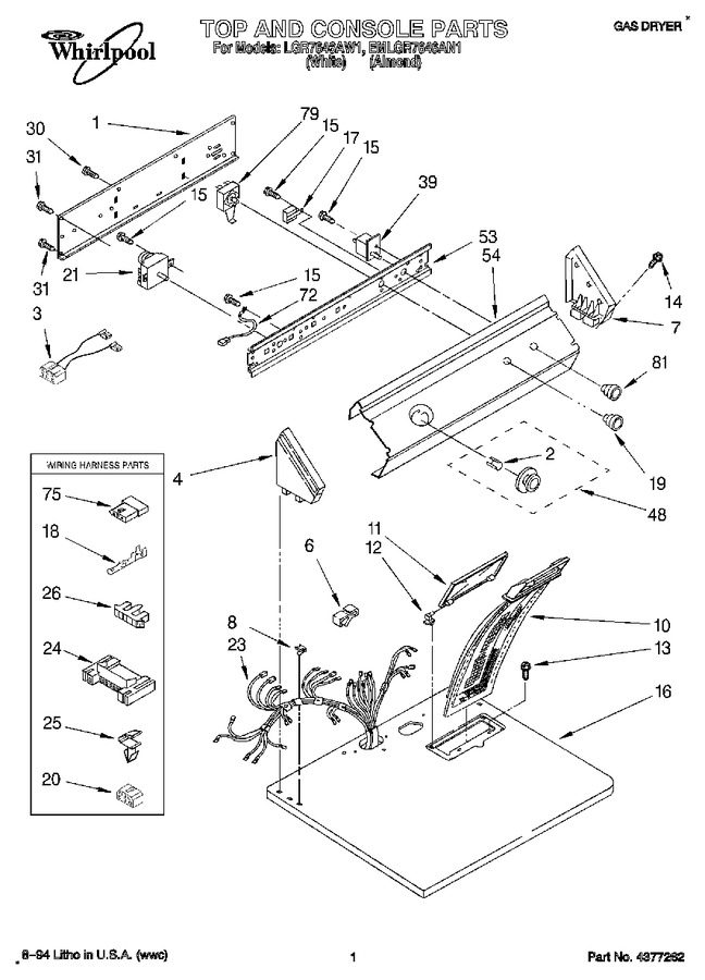 Diagram for LGR7646AW1