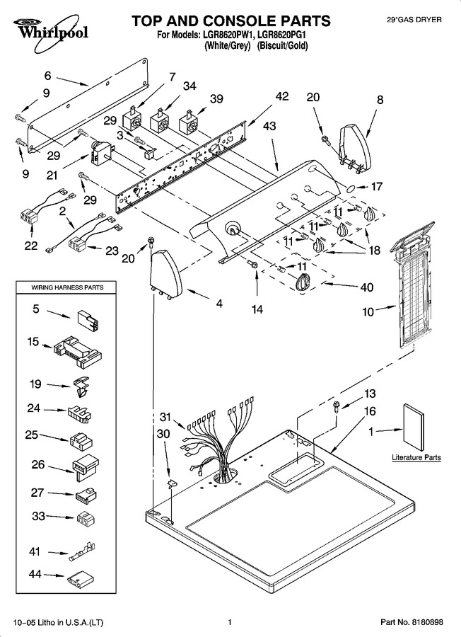 Diagram for LGR8620PG1