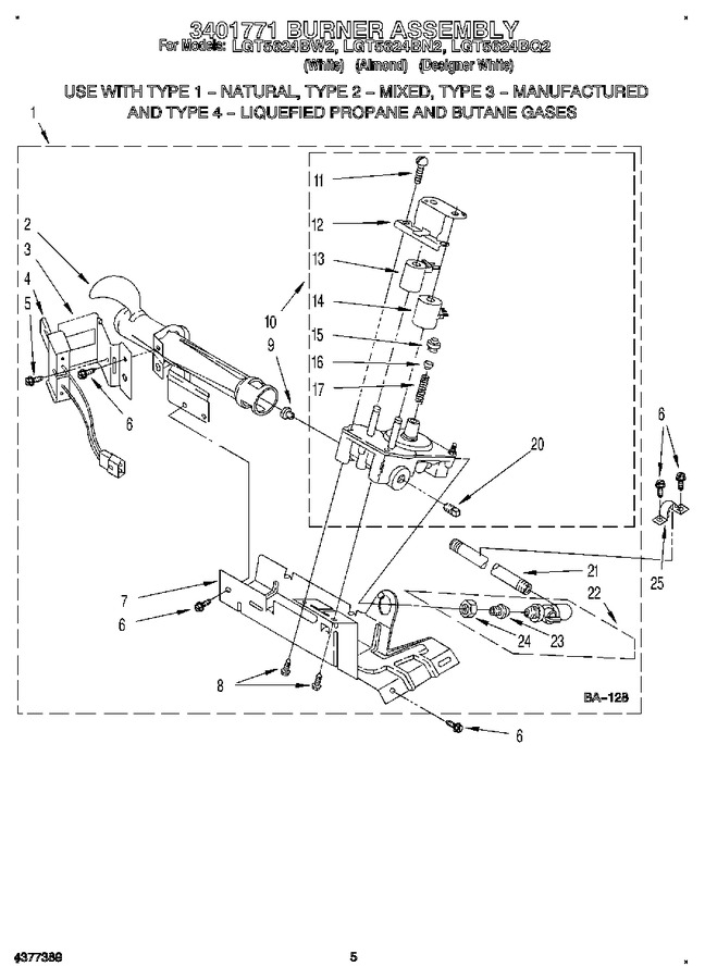 Diagram for LGT5624BW2