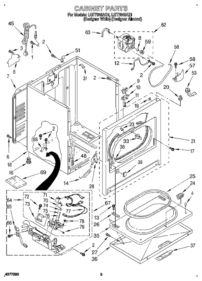 Diagram for LGT7848AZ1