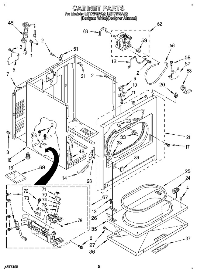 Diagram for LGT7848AZ2