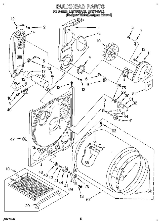 Diagram for LGT7848AZ2