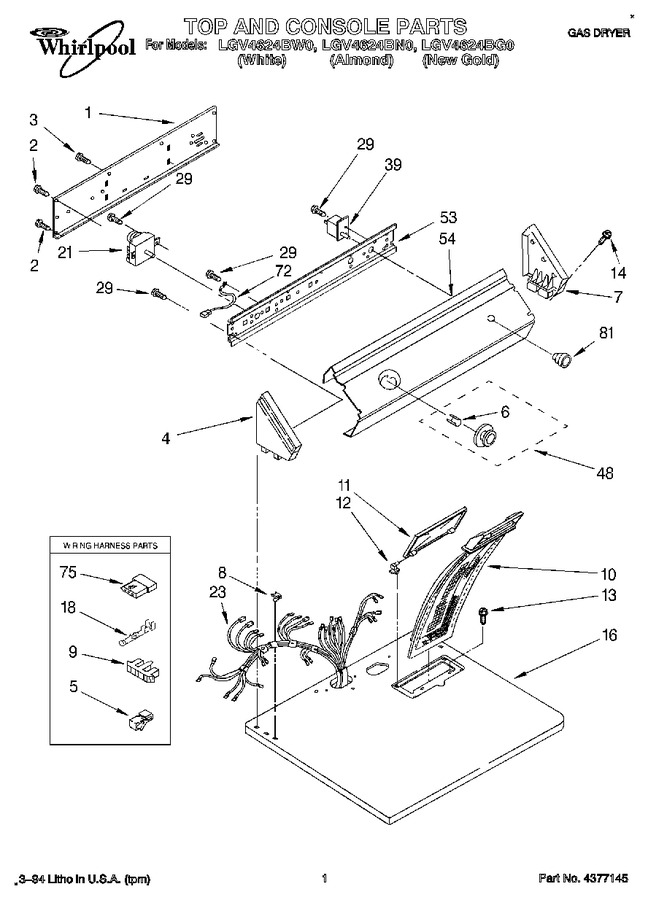 Diagram for LGV4624BG0