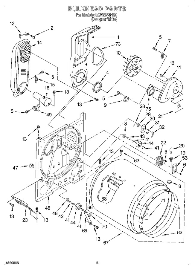 Diagram for LGW8858HQ0