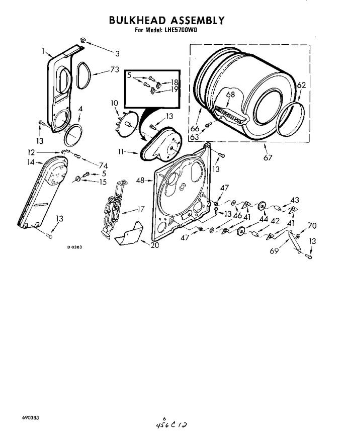 Diagram for LHE5700W0