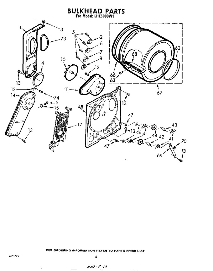 Diagram for LHE5800W1