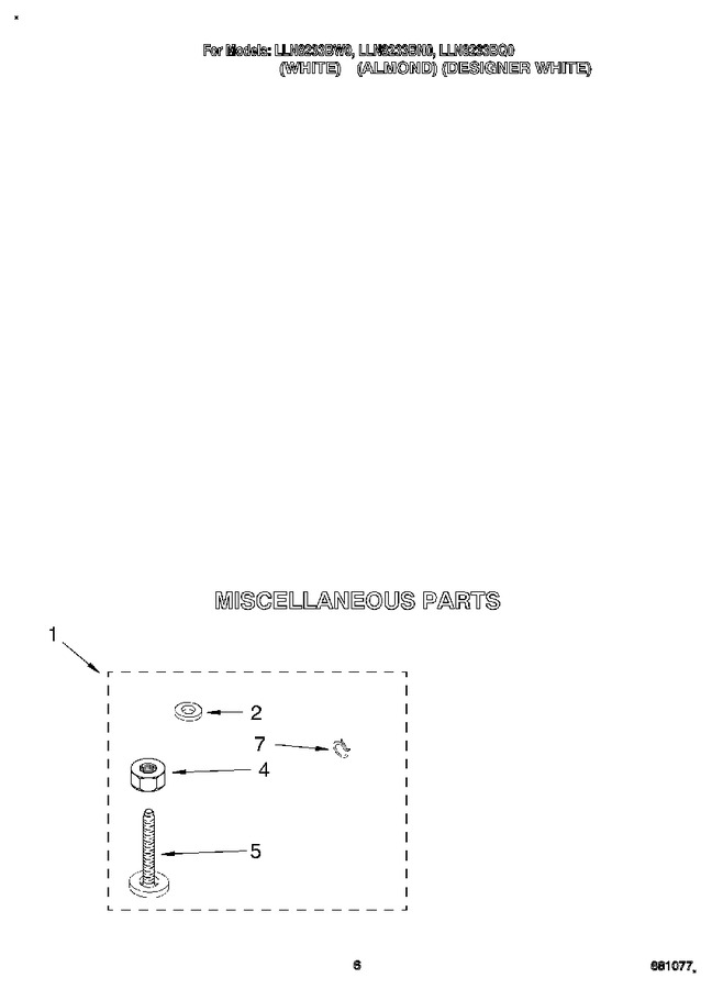 Diagram for LLN8233BW0