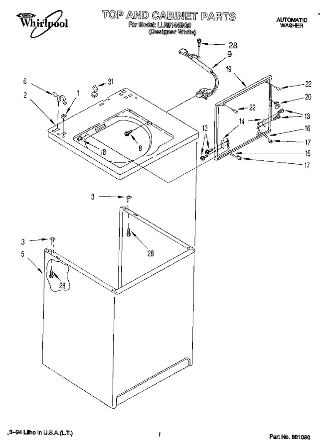 Diagram for LLR5144BW0