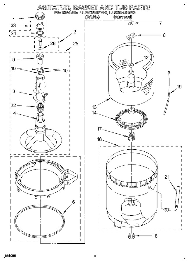 Diagram for LLR8245BW0